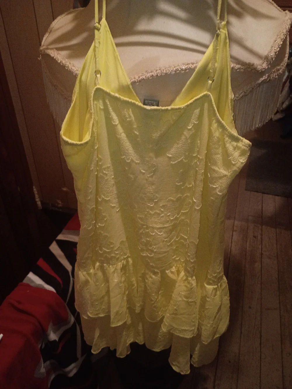 wild fable Yellow Lace Trim Sleep Cami